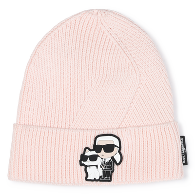 Knitted beanie KARL LAGERFELD KIDS GIRL
