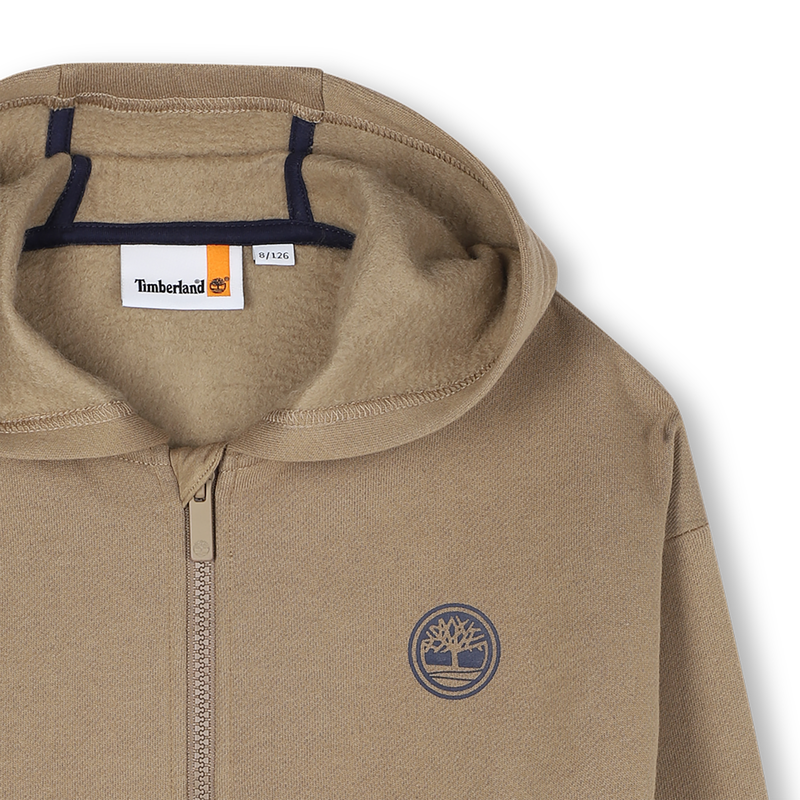 Hooded jogging cardigan TIMBERLAND 
                    BOY