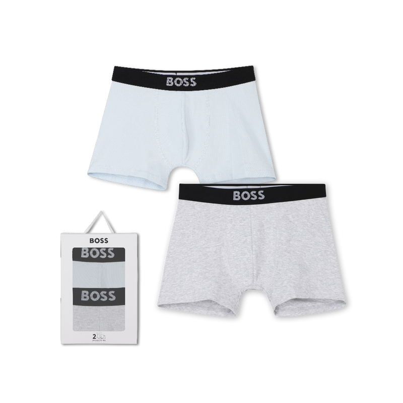 Pack of 2 jersey boxer briefs BOSS 
                    BOY