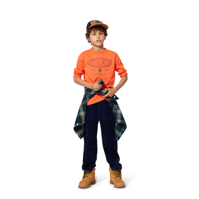 Long-sleeved jersey T-shirt TIMBERLAND 
                    BOY
