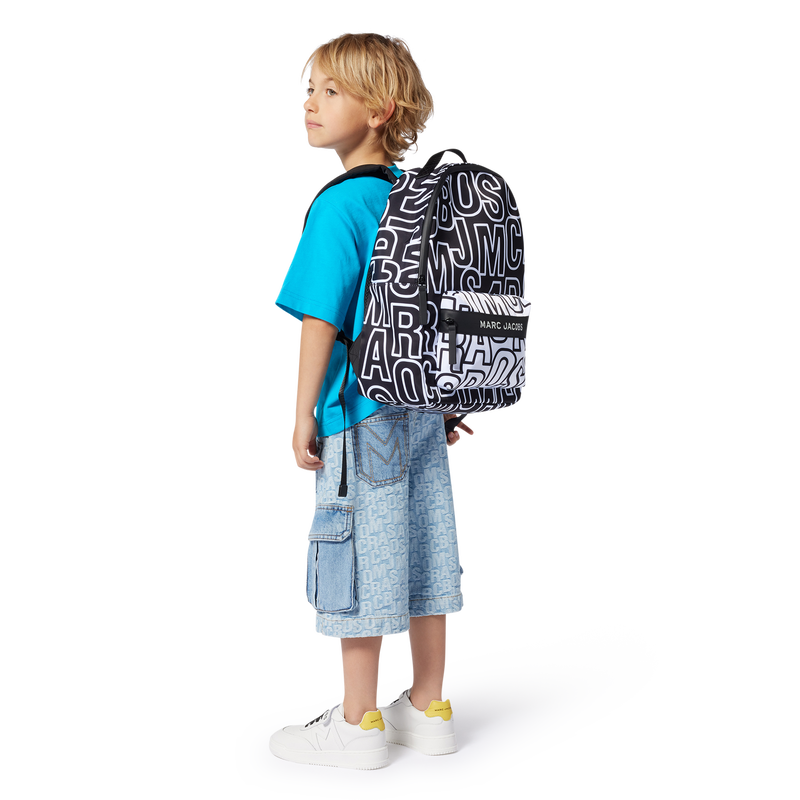 Two-tone cotton T-shirt MARC JACOBS 
                        BOY