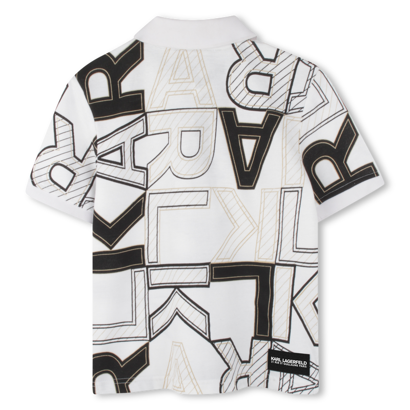 Short-sleeved polo shirt KARL LAGERFELD KIDS 
                        BOY