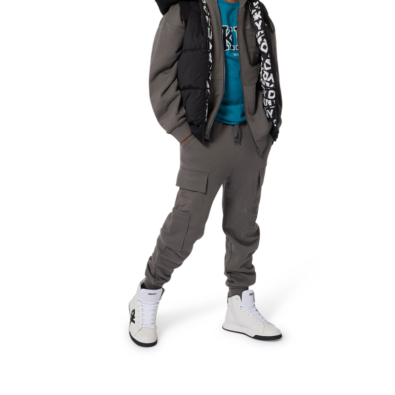 Cotton Jersey Sweatpants DKNY 
                        BOY