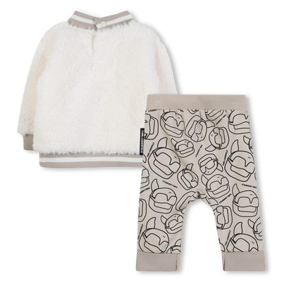 Sweatshirt and jogging bottoms set KARL LAGERFELD KIDS BOY