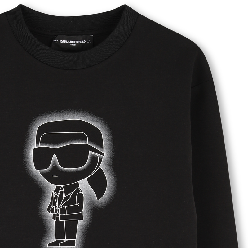 Double jersey sweatshirt KARL LAGERFELD KIDS 
                        BOY