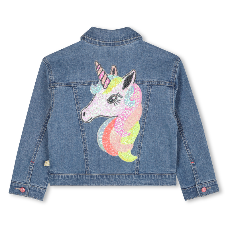Denim jacket with pockets BILLIEBLUSH 
                        GIRL