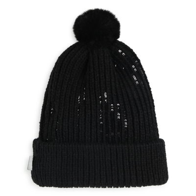 Choupette Pom-Pom Beanie KARL LAGERFELD KIDS GIRL
