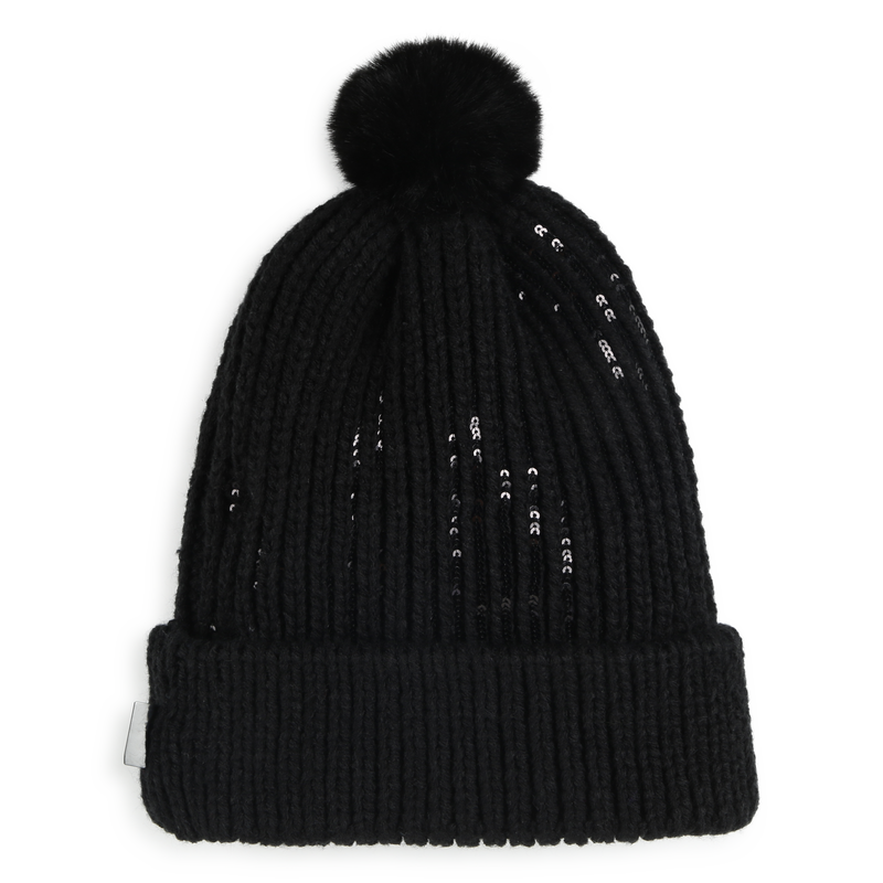 Choupette Pom-Pom Beanie KARL LAGERFELD KIDS 
                        GIRL