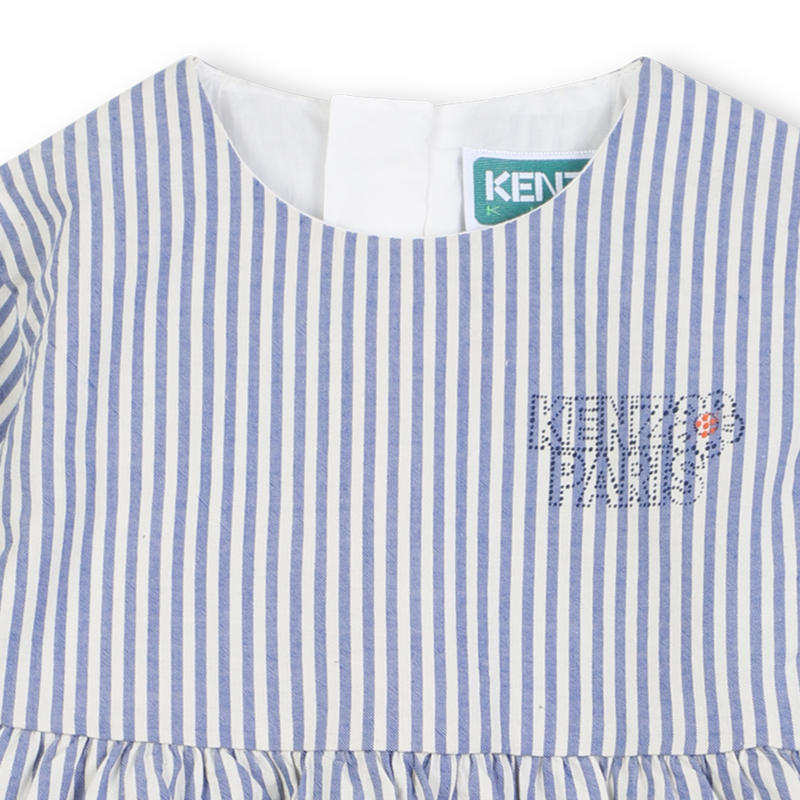 Long puff sleeve dress KENZO KIDS 
                        GIRL