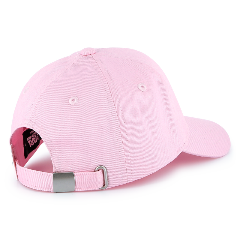 Adjustable cotton baseball cap KARL LAGERFELD KIDS 
                        GIRL