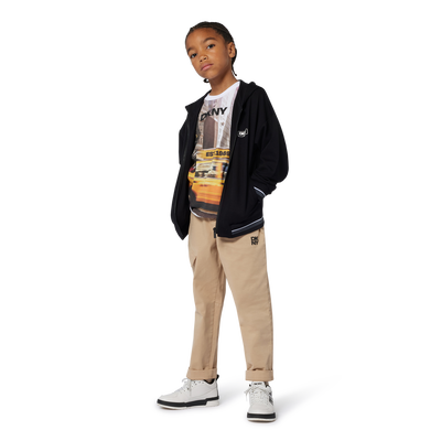 Hooded cardigan DKNY UNISEX