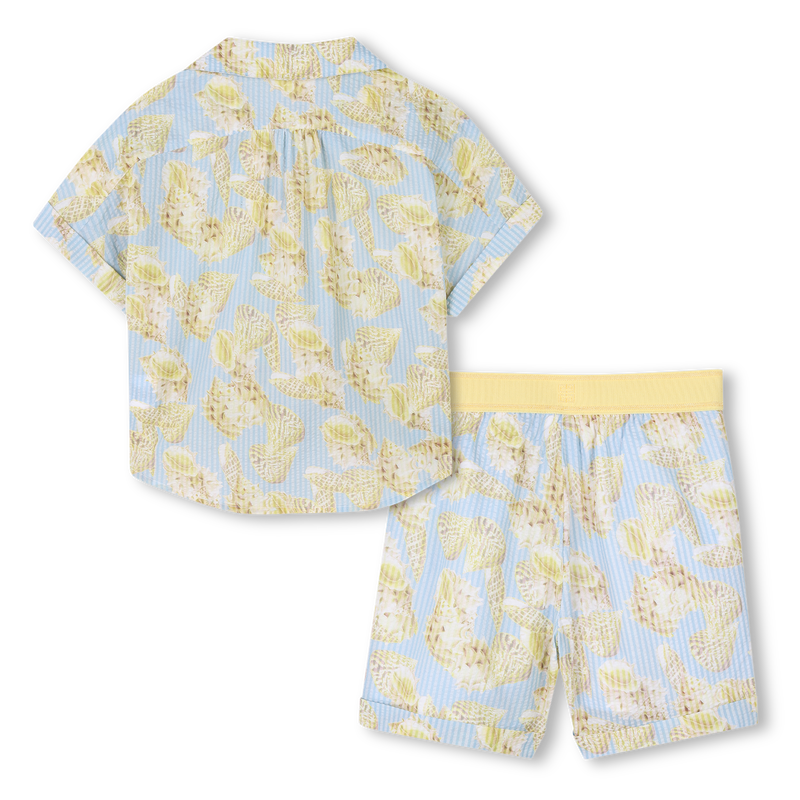 Seashell shirt and shorts GIVENCHY 
                    GIRL
