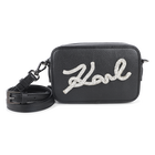 Handbag, grained and smooth coated textile KARL LAGERFELD KIDS 
                    GIRL