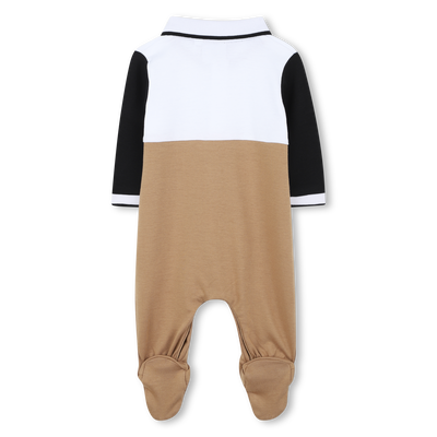 Tricolor polo-neck pajamas BOSS BOY
