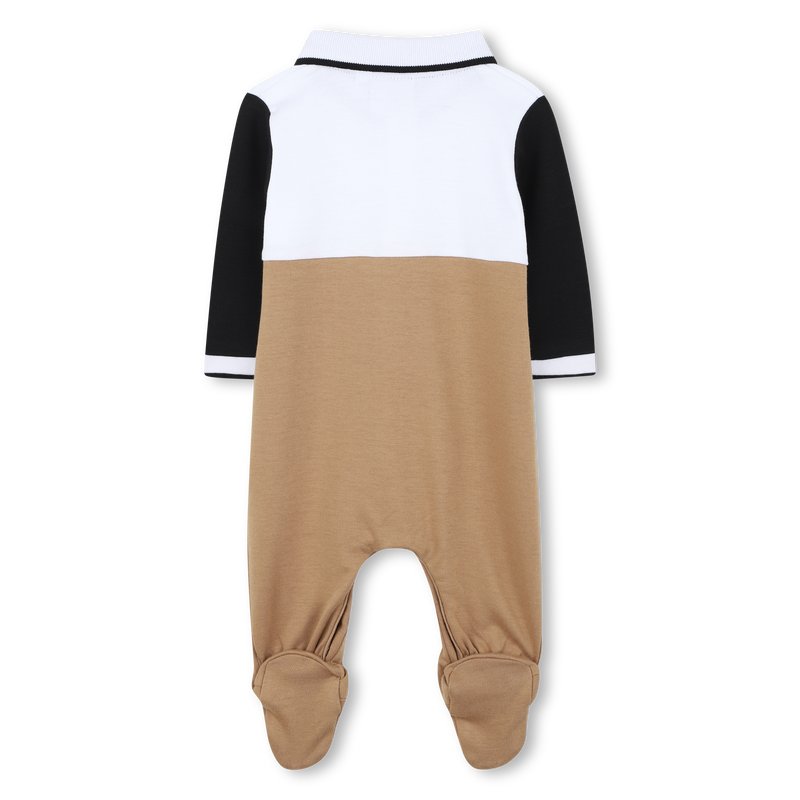 Tricolor polo-neck pajamas BOSS 
                        BOY