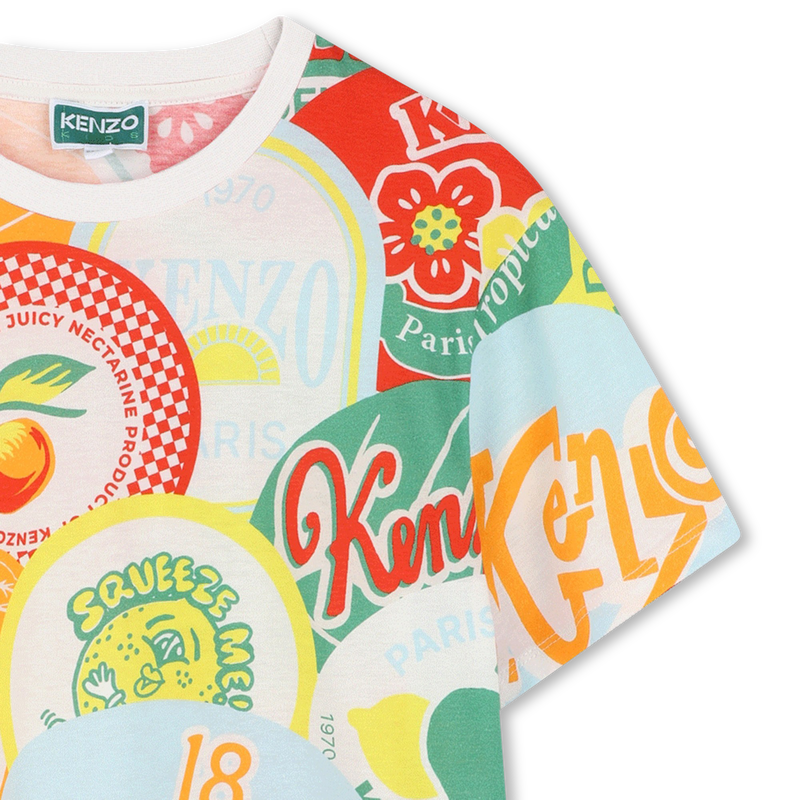 Multicolor print dress KENZO KIDS 
                        GIRL