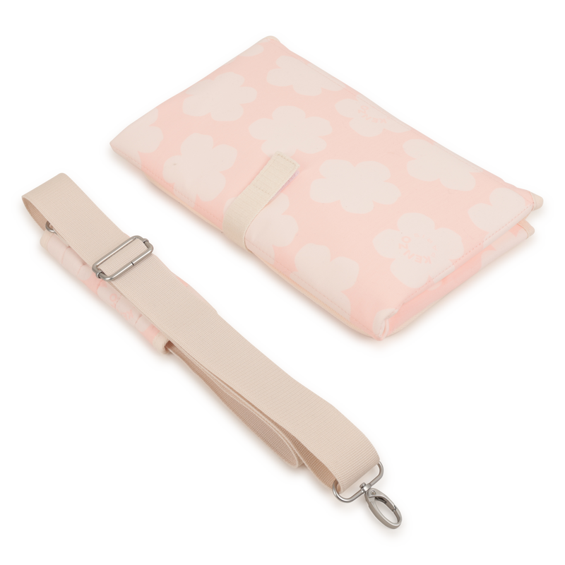 Quilted diaper bag in printed poplin KENZO KIDS 
                        UNISEX