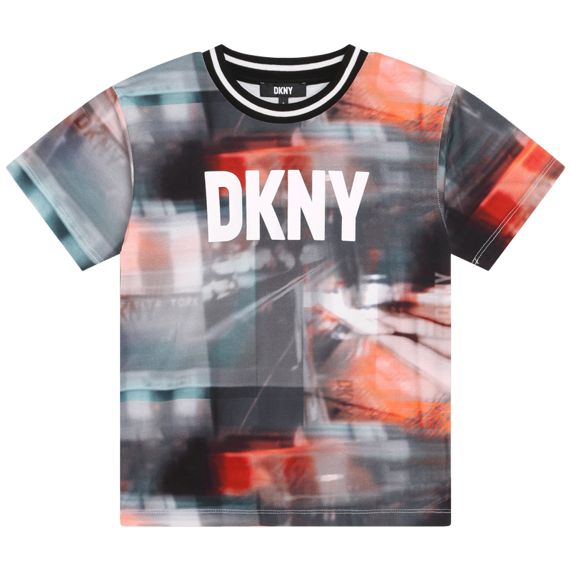 Printed cotton T-shirt DKNY 
                    BOY
