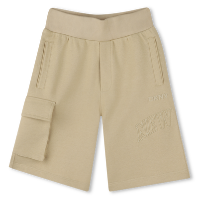 Cotton fleece Bermuda shorts DKNY UNISEX