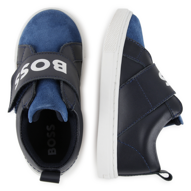 Leather Velcro Sneakers BOSS 
                    BOY