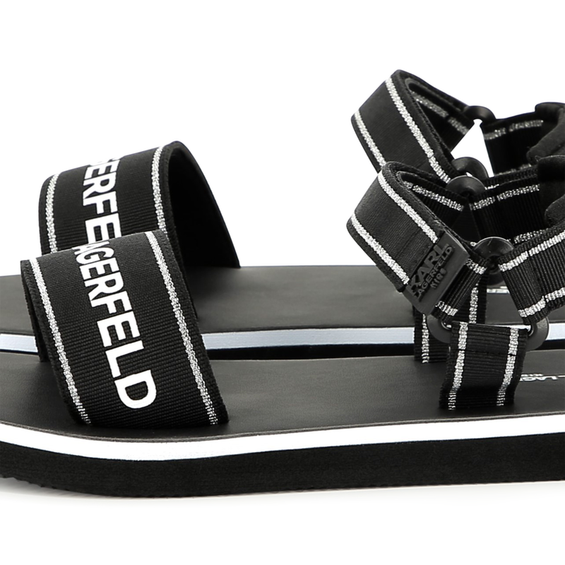 Light Velcro sandals KARL LAGERFELD KIDS 
                        GIRL
