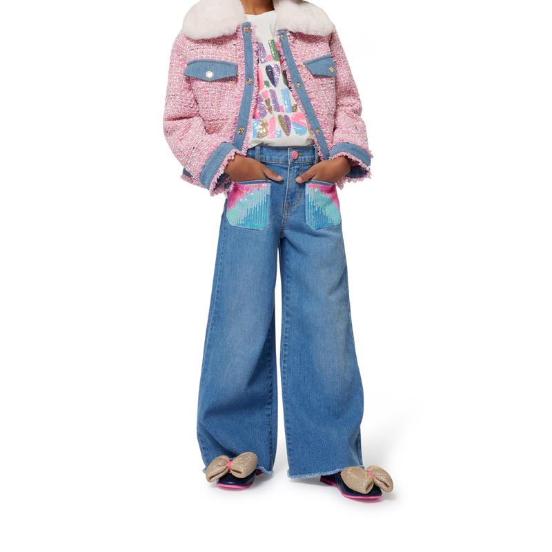 Elastic-Strap Ballet Flats BILLIEBLUSH 
                        GIRL