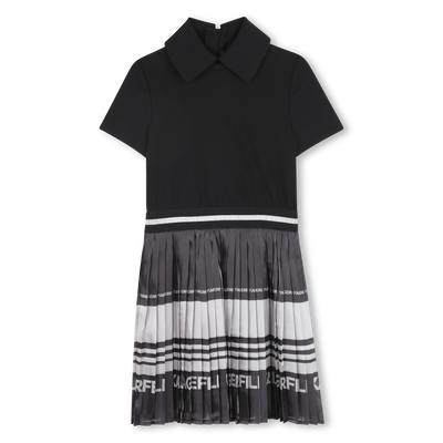 Short Sleeve Dress KARL LAGERFELD KIDS GIRL
