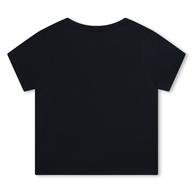 Printed Cotton T-Shirt MICHAEL KORS 
                    GIRL