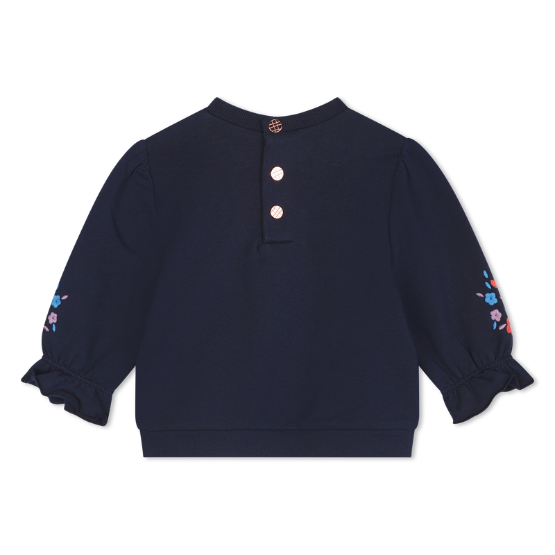 Floral Embroidered Sweatshirt CARREMENT BEAU 
                    GIRL