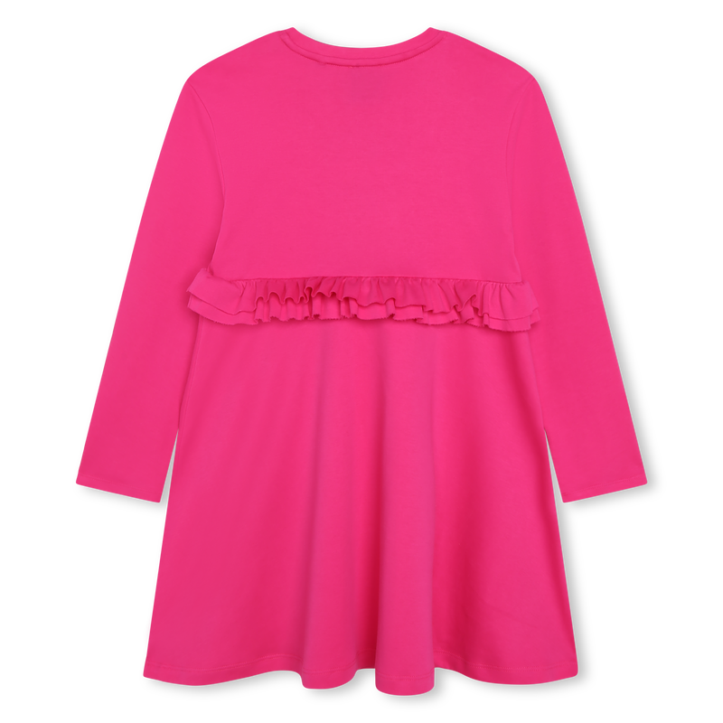 Frilled cotton dress GIVENCHY 
                    GIRL