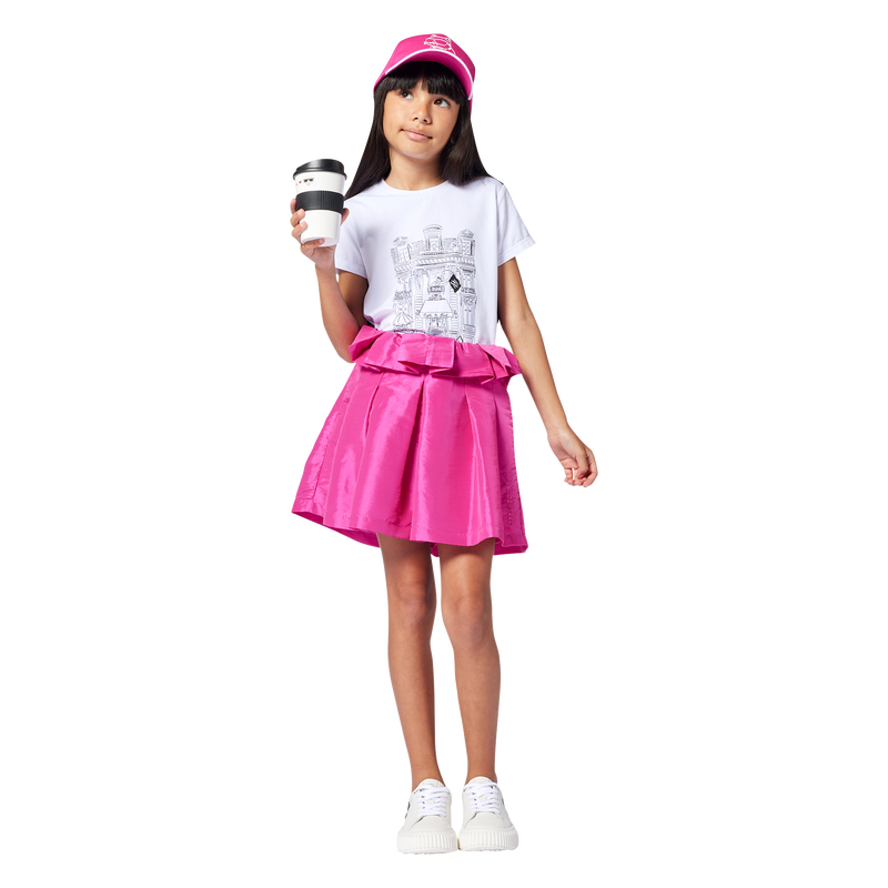 Adjustable cotton baseball cap KARL LAGERFELD KIDS 
                        GIRL