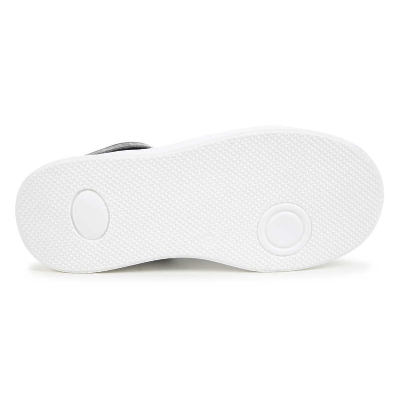 Leather High-Top Sneakers KARL LAGERFELD KIDS 
                        GIRL