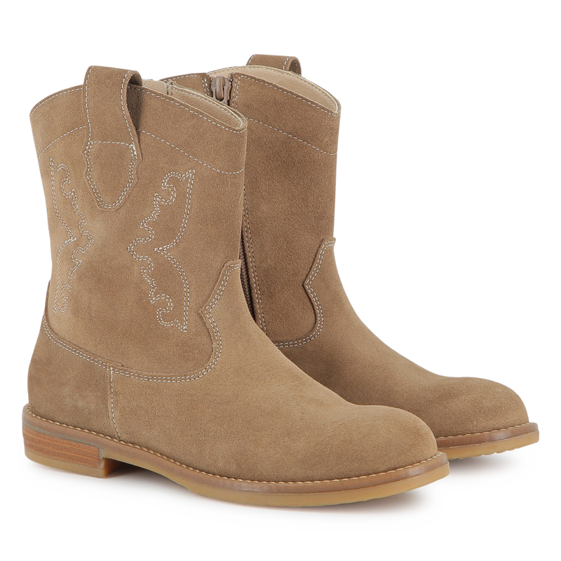 Western boots in cowhide leather ZADIG & VOLTAIRE 
                    GIRL