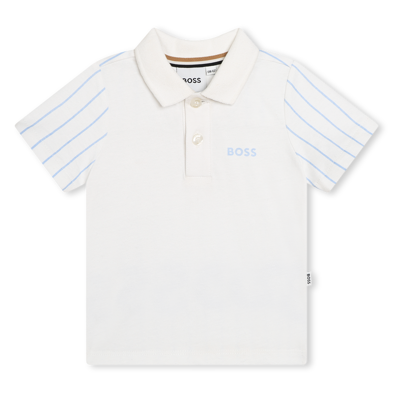 BOSS Short sleeved cotton polo