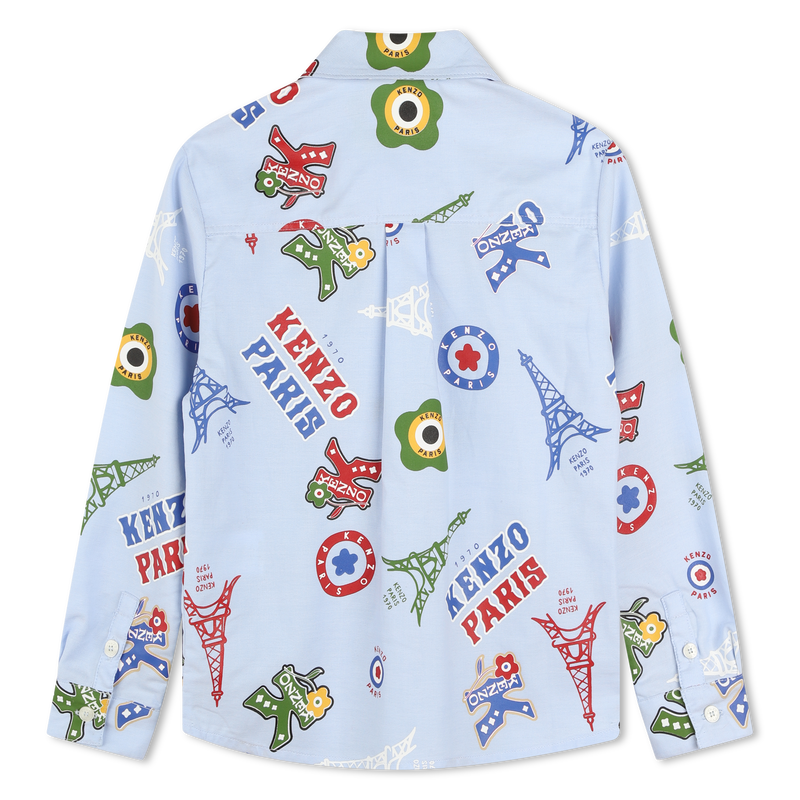 Oxford Printed Shirt KENZO KIDS 
                    BOY