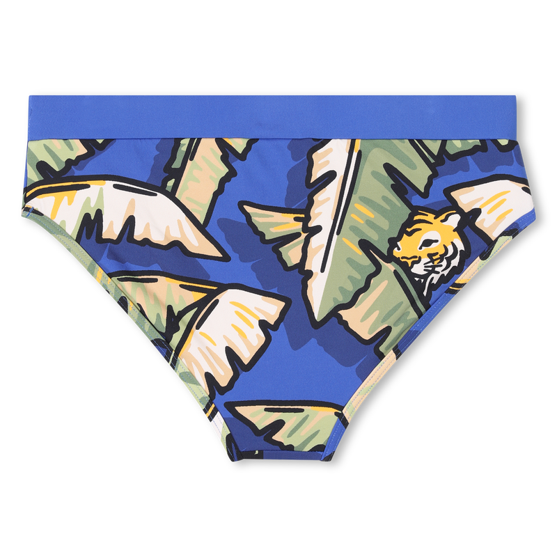 Palm-print two-piece swimsuit KENZO KIDS 
                        GIRL