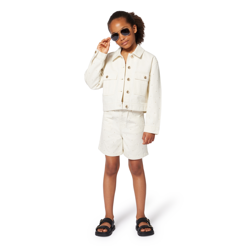 Cotton twill jacket MICHAEL KORS 
                        GIRL