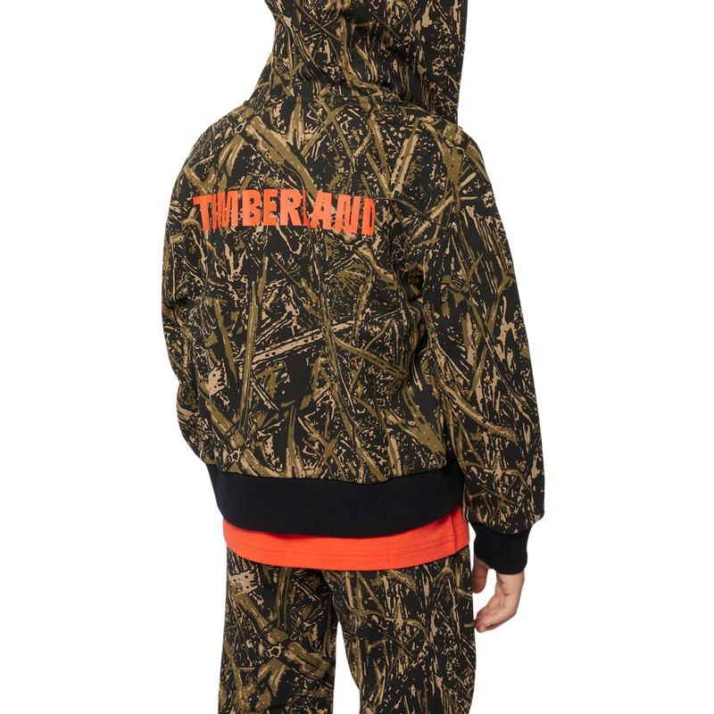 Hooded Fleece Cardigan TIMBERLAND 
                        BOY