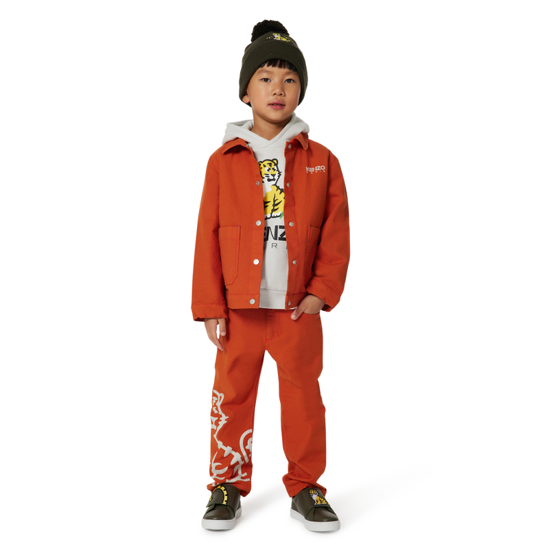 Adjustable cotton trousers KENZO KIDS 
                    UNISEX