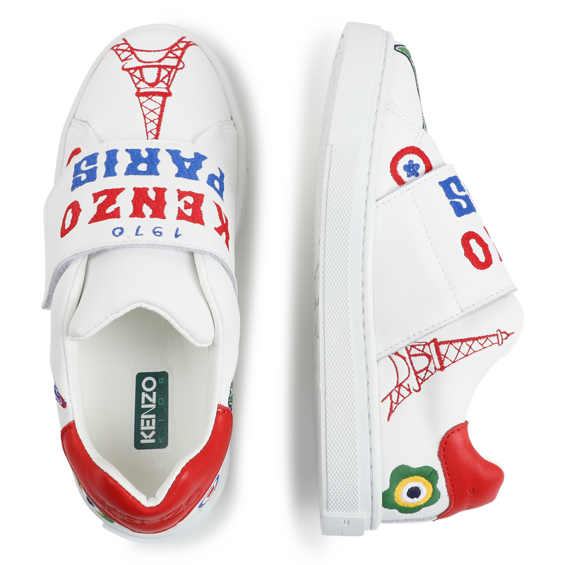 Leather Velcro Sneakers