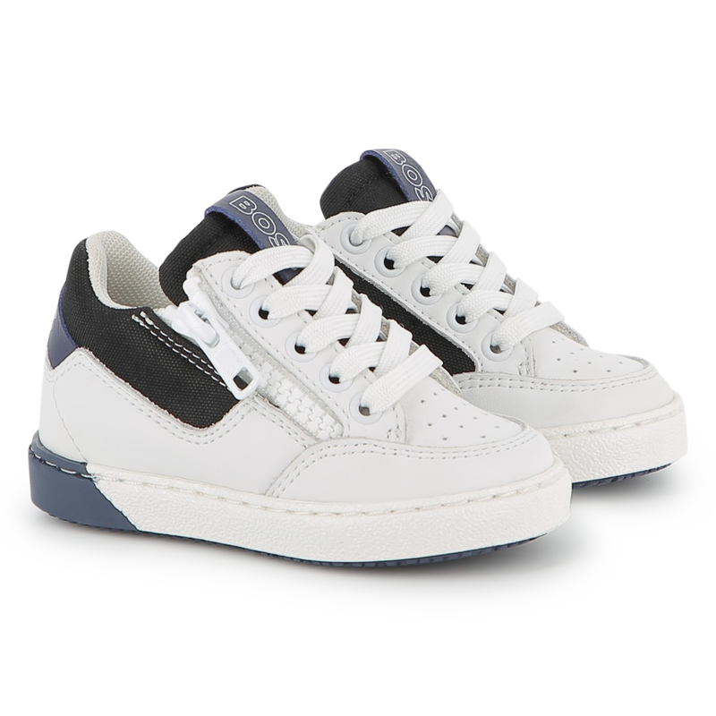 Sneakers with laces and zip BOSS 
                    BOY