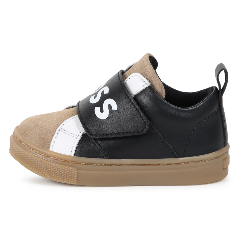 Leather Velcro Sneakers BOSS 
                    BOY