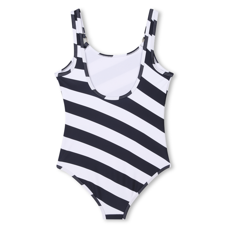 Striped One-piece bathing suit MICHAEL KORS 
                    GIRL