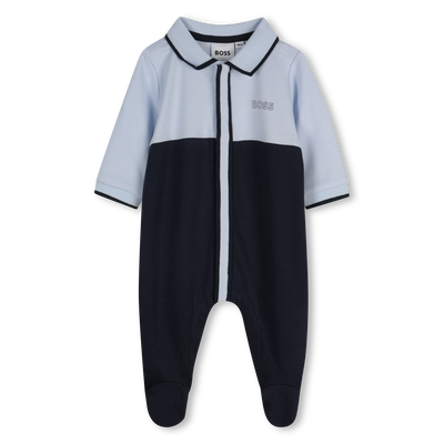 Tricolor polo-neck pajamas BOSS BOY