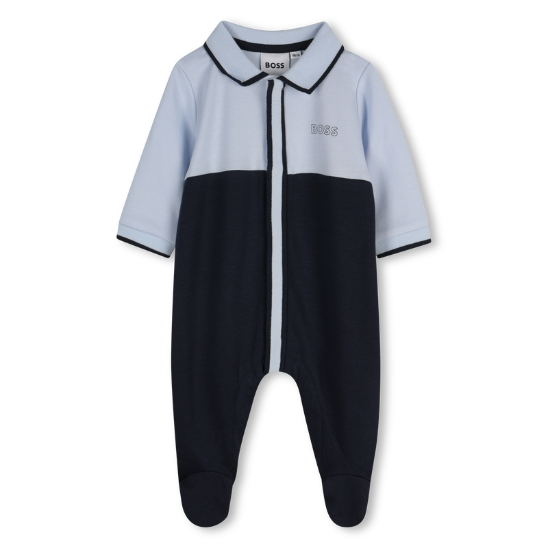 Tricolor polo-neck pajamas BOSS 
                        BOY