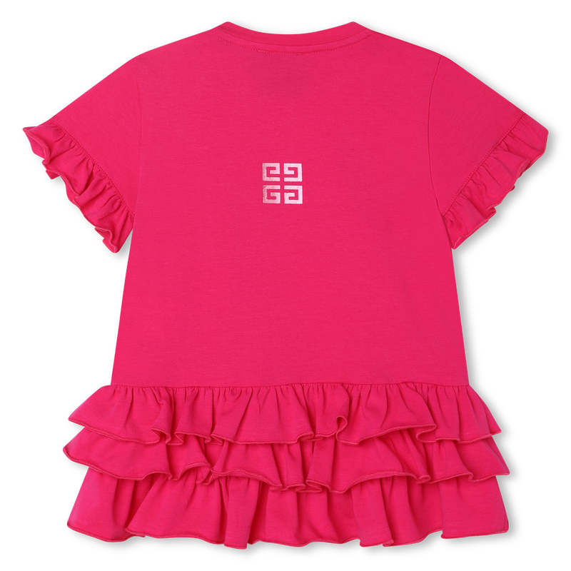 Short dress with ruffles GIVENCHY 
                    GIRL