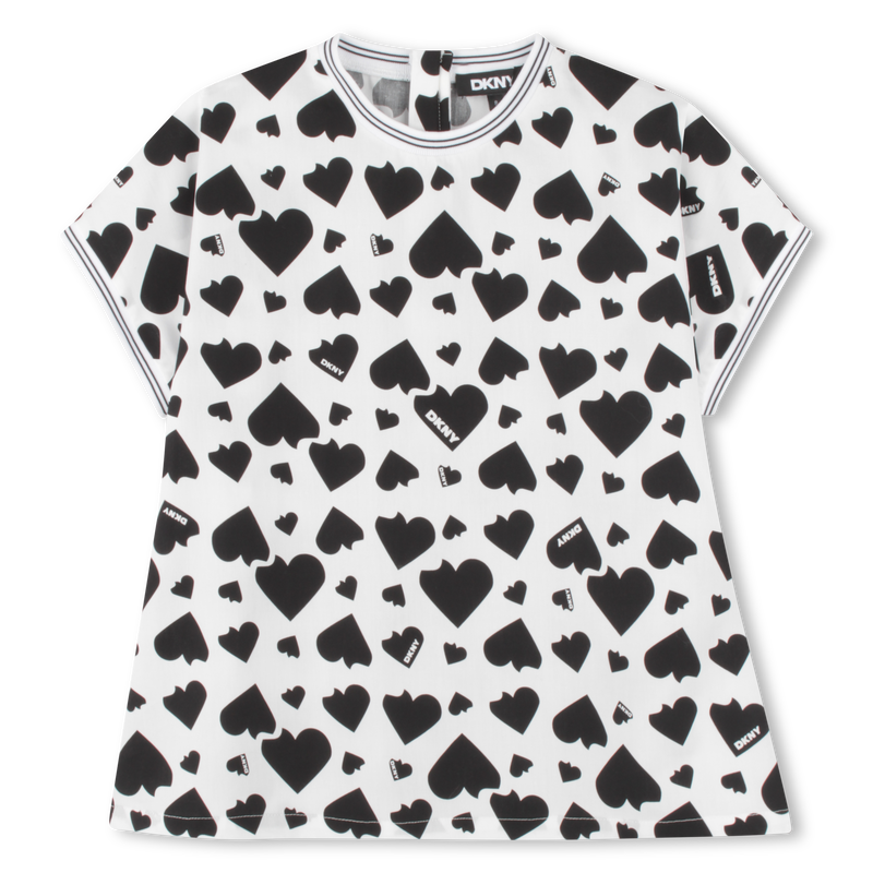 Short-sleeved cotton blouse DKNY 
                        GIRL