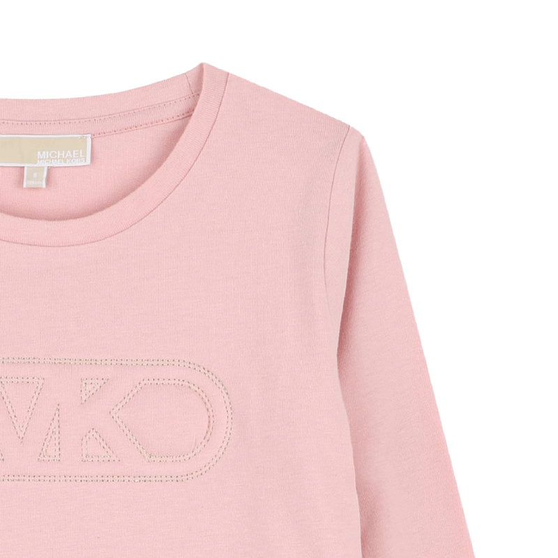 Long-sleeved jersey T-shirt MICHAEL KORS 
                    GIRL