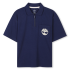 Polo shirt with zip-up collar TIMBERLAND 
                    BOY