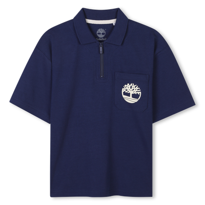Polo shirt with zip-up collar TIMBERLAND BOY